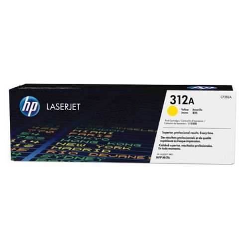 HP originál toner CF382A, yellow, 2700str., HP 312A, HP Color LaserJet Pro MFP M476dn, MFP M476dw, MFP M47, 720g, O