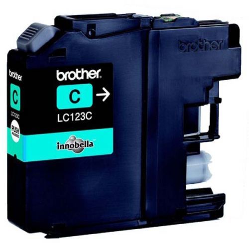Brother originál ink LC-123C, cyan, 600str., Brother MFC-J4510 DW