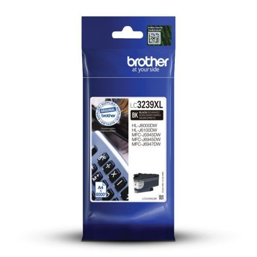 Brother originál ink LC-3239XLBK, black, 6000str., Brother MFC-J5945DW, MFC-J6945DW, MFC-J6947DW