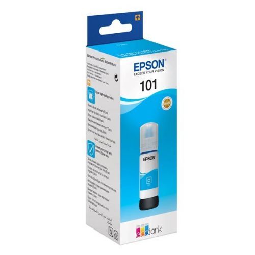 Epson originál ink C13T03V24A, 101, cyan, 70ml, Epson EcoTank L6160,L6170,L6190,L4150,L4160