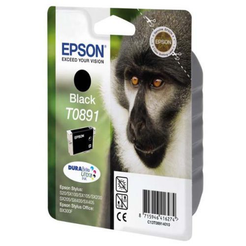 Epson originál ink C13T08914011, black, 5,8ml, Epson Stylus S20, SX100, SX200, SX400