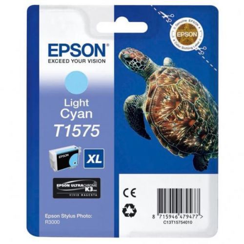 Epson originál ink C13T15754010, light cyan, 25,9ml, Epson Stylus Photo R3000