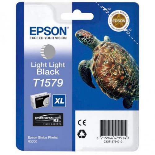 Epson originál ink C13T15794010, light light black, 25,9ml, Epson Stylus Photo R3000