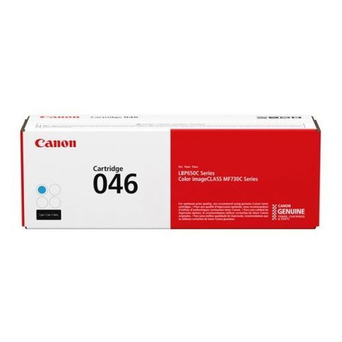 Canon originál toner 046C, cyan, 2300str., 1249C002, Canon i-Sensys LBP653Cdw, 654Cx, MF732Cdw, 734Cdw, 735Cx, O