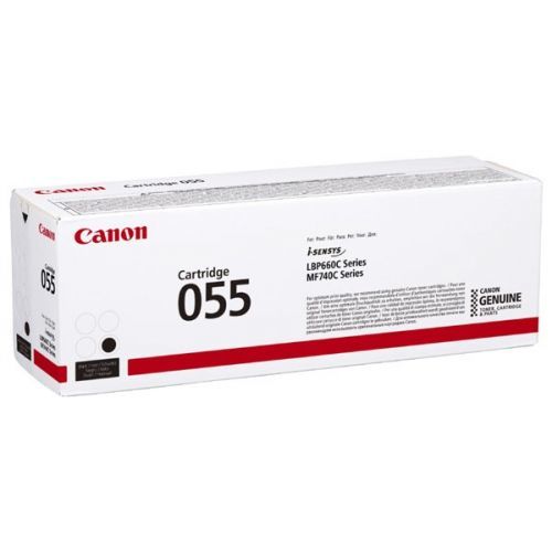 Canon originál toner 055, black, 2300str., 3016C002, Canon MF742Cdw, MF744Cdw, MF746Cx, LBP663Cdw, LBP664Cx, O