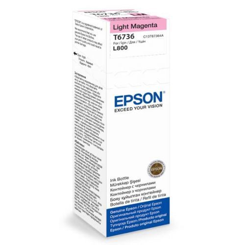 Epson originál ink C13T67364A, light magenta, 70ml, Epson L800