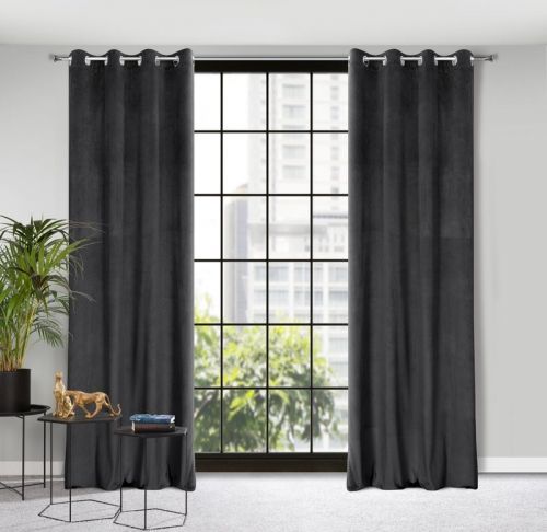 Eurofirany Drape 384149 Black Š 140 cm D 250 cm