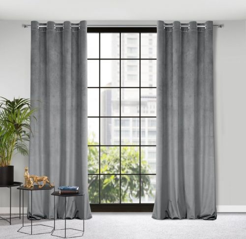 Eurofirany Drape 384147 Grey Š 140 cm D 250 cm