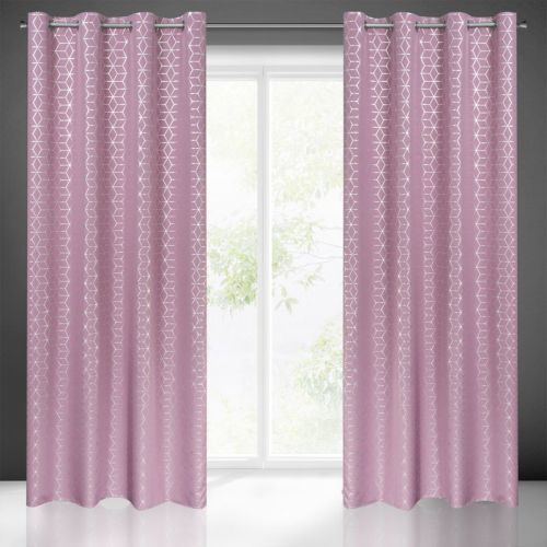 Eurofirany Drape 372546 Dark Pink Š 140 cm D 250 cm