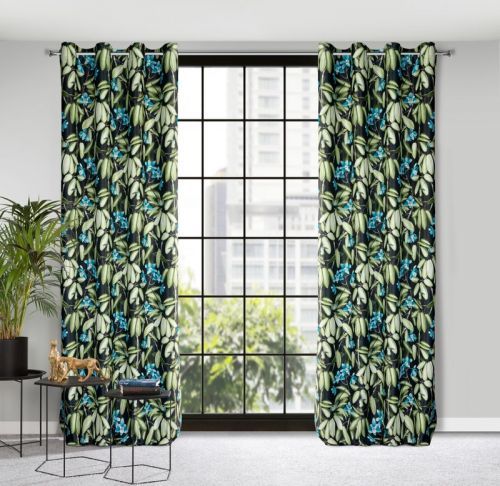 Eurofirany Drape 401006 Green/blue Š 140 cm D 250 cm