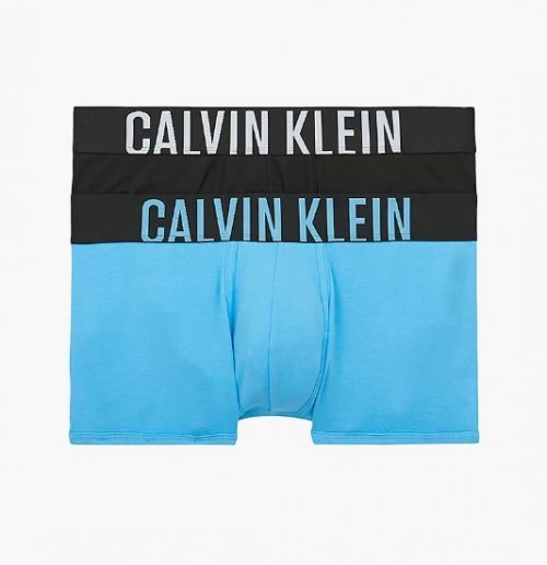 Trenýrky 2pack NB2602A 1SR - černá/modrá - Calvin Klein M Čierna a modrá