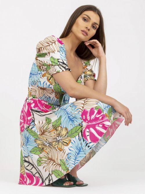 Šaty DHJ SK 15836.51 biela jedna veľkosť