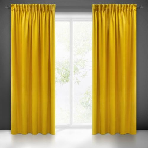 Eurofirany Drape 378082 Mustard Š 140 cm D 270 cm