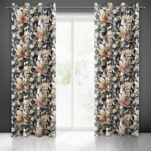Eurofirany Drape 370911 Black Š 140 cm D 250 cm