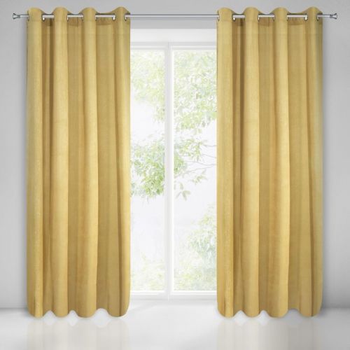 Eurofirany Drape 353454 Mustard Š 140 cm D 250 cm