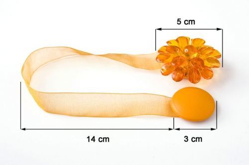Eurofirany Haberdashery 52326 Orange Š 32 cm D 45 - sada 2 cm