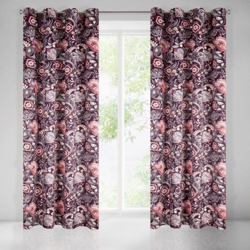 Eurofirany Drape 350565 Dark Pink Š 140 cm D 250 cm