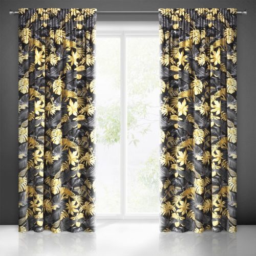 Eurofirany Drape 372617 Yellow Š 140 cm D 270 cm