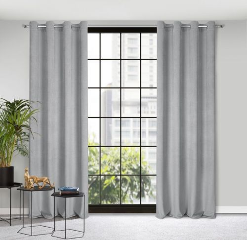 Eurofirany Drape 386205 Silver Š 140 cm D 250 cm