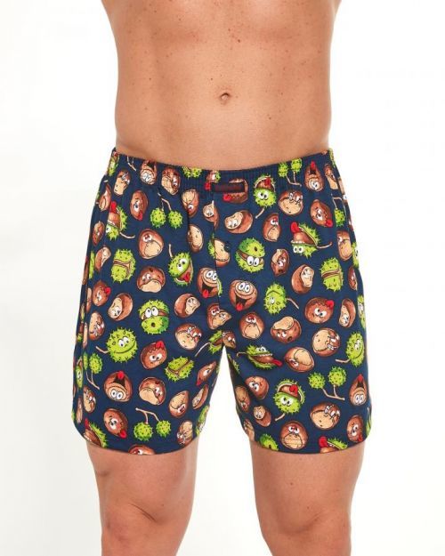 Pánske boxerky Cornette Classic 011/130 3XL-5XL tmavo modrá 4XL