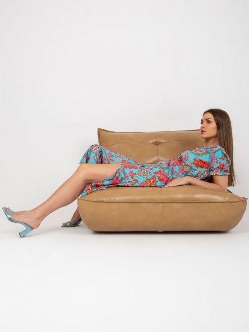 Šaty DHJ SK 7006 4.37 svetlo modrá jedna veľkosť