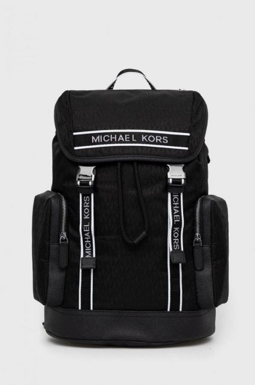Ruksak Michael Kors pánsky, čierna farba, veľký, vzorovaný