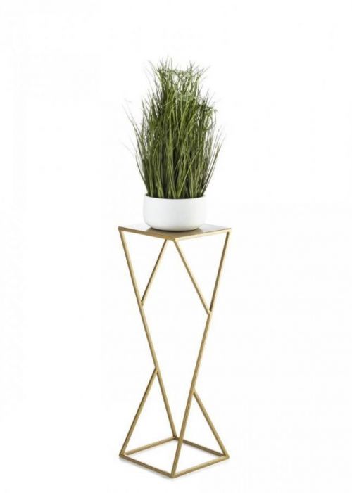 Stojan na květiny LOFT 70 cm zlatý