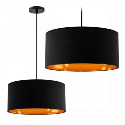 Stropní svítidlo Larys 44 cm černé/zlaté