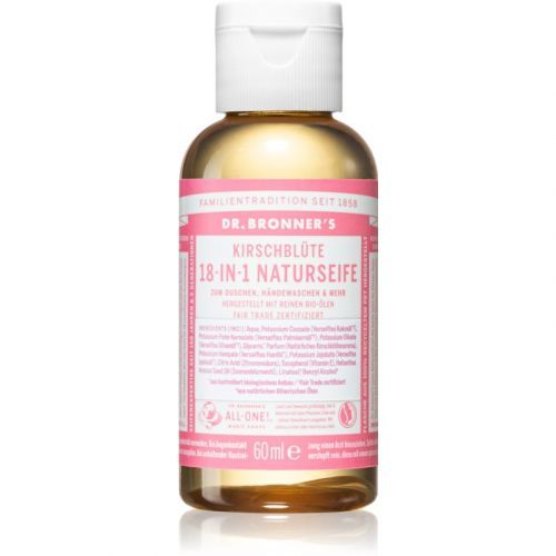 Dr. Bronner’s Cherry Blossom tekuté univerzálne mydlo 60 ml