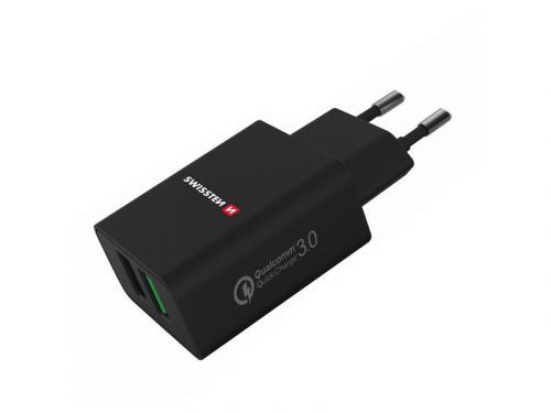 Adaptér USB SWISSTEN 2x USB QC 3.0 22060200