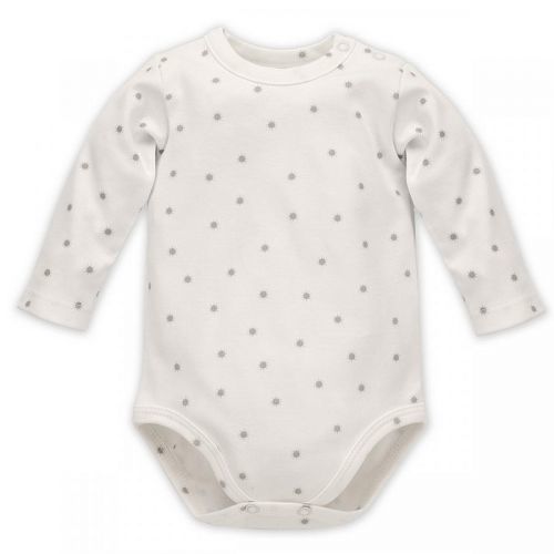 Pinokio Hello Longsleeve Bodysuit Ecru 62