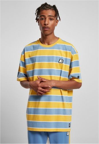 Starter Block Stripes Tee hrznblu/clifrniyllw/whte - S