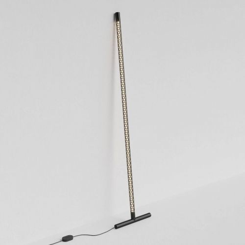 Rotaliana Squiggle F1 stojaca LED lampa čierna