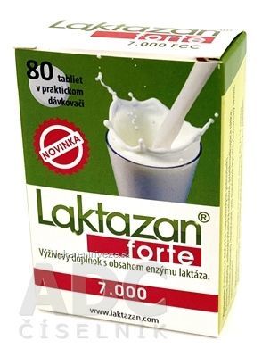 LAKTAZAN forte tbl 7.000 FCC 1x80 ks