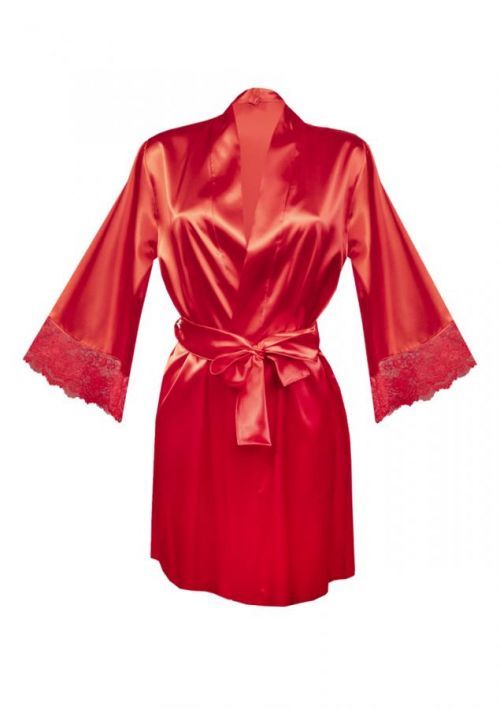 DKaren Housecoat Trixa Red XS