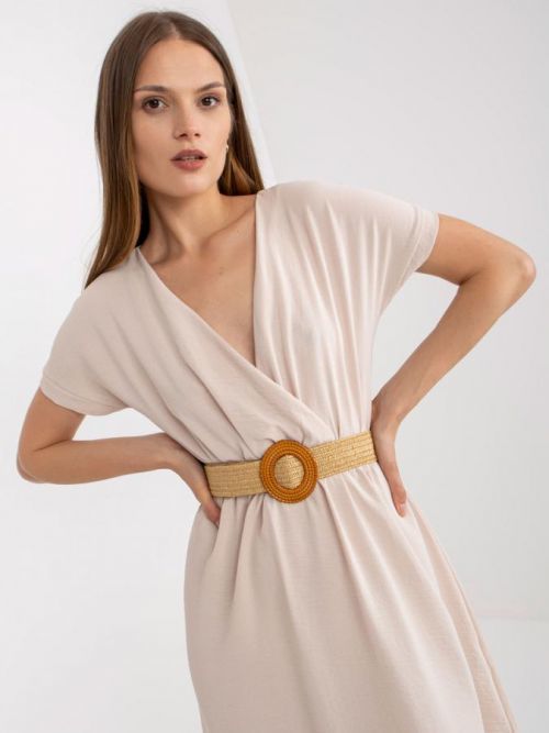 Šaty CA SK 6308.55 svetlo béžová S