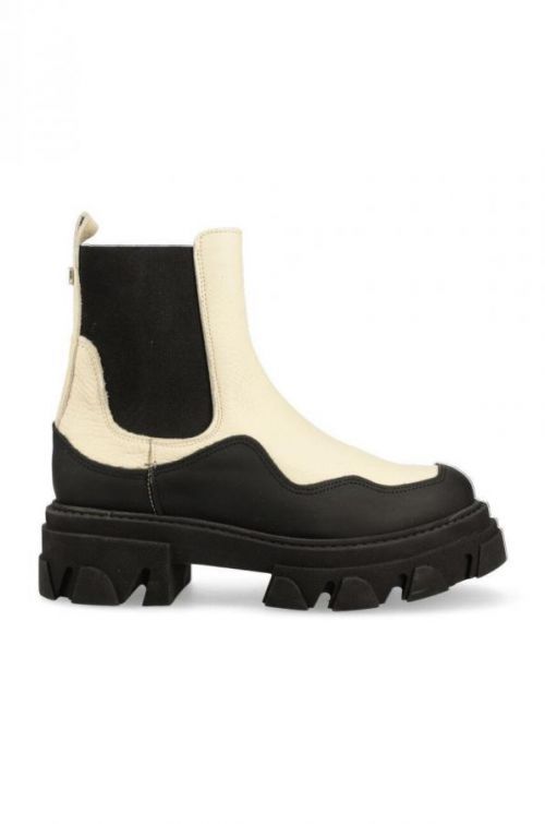 Kožené topánky chelsea Steve Madden Merilyn dámske, béžová farba, na platforme,
