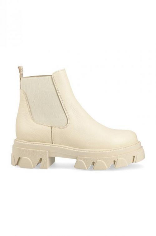Kožené topánky chelsea Steve Madden Mixture dámske, béžová farba, na platforme,