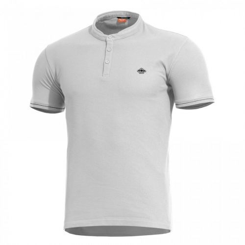Polokošeľa Pentagon Levantes Henley Stripes - biela, XS