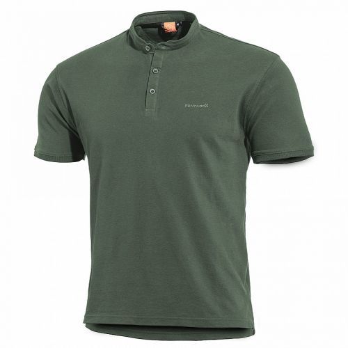 Polokošeľa Pentagon Levantes Henley - olivová, S