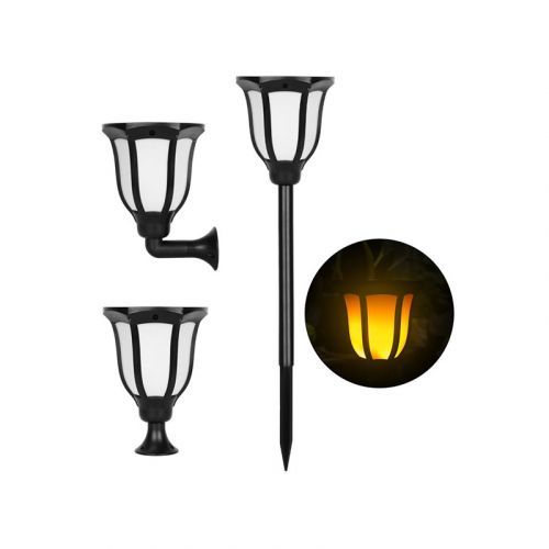 Bezdoteku LEDSolar 168 solárne vonkajšie lampáš lucerna 4 ks, so senzorom, bezdrôtové, IPRO, 1W, teplá farba