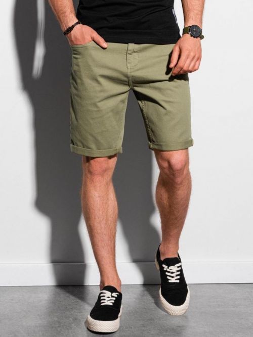 Pánske casual kraťasy W303 - khaki - S