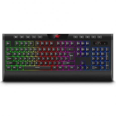 Havit Gamenote KB487L RGB herná klávesnica, čierna (KB487L)