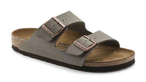 Birkenstock Arizona Nubuck Stone Narrow šedé 151213