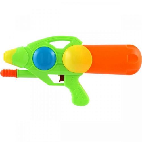 Vodná pištoľ plast 33 cm oranžovožltá