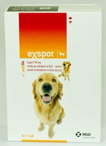 EXspot Spot-On 715 mg/ml roztok 6 x 1 ml