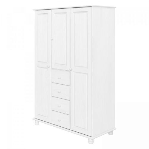 Skriňa 3-dverová 8851B biely lak