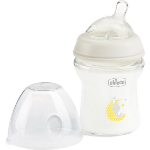 Chicco Natural Feeling Glass Neutral II dojčenská fľaša 0m+ 150 ml
