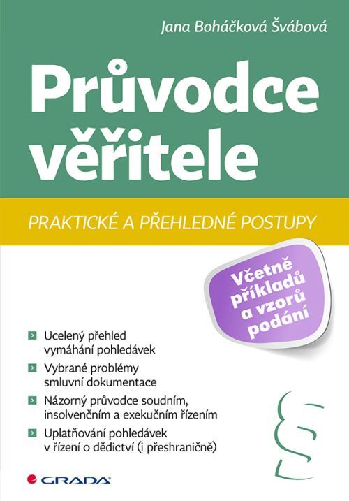 Průvodce věřitele, Švábová Jana