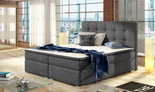 ArtElta Manželská posteľ INEZ Boxspring | 140 x 200 cm Farba: Sawana 05